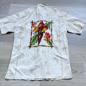 Vintage Margaritaville Jimmy Buffett Shirt Medium Tropical Short Sleeve USA 1999